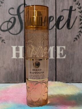Bath & Body Works Hello Happiness Mist in Amber/Gold
